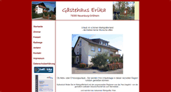 Desktop Screenshot of gaestehaus-erika.info
